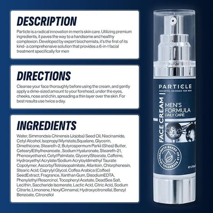 Particle Face Cream for Men - 1.7 FL OZ